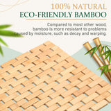 Downluxe Bamboo Mats for Bathroom
