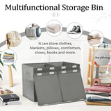 Downluxe Grey Toy Storage Organizer,25"x13"x16"