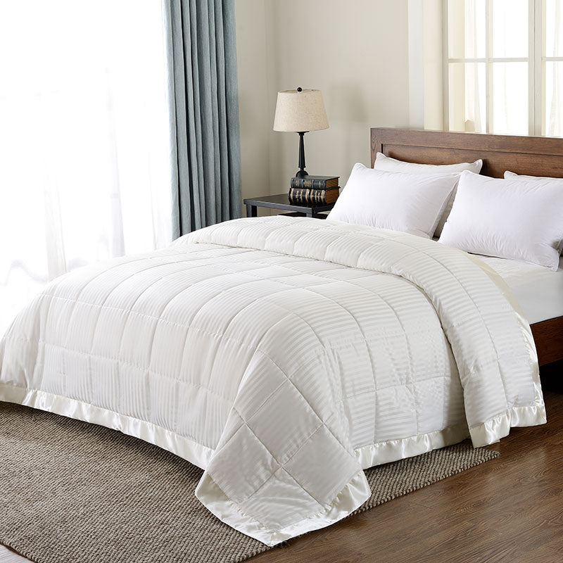 Polyfill Breathable Down Alternative Twin Comforter - White