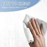 Downluxe PEVA White Lightweight Peva Shower Curtain Liner