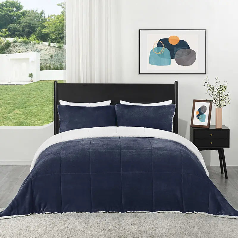 Micromink discount sherpa comforter