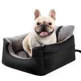 Downluxe Dog Car Seat with Storage Pockets for Small Dogs