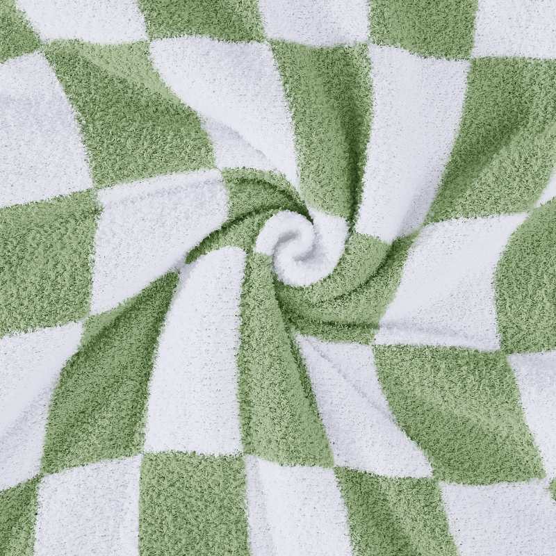 Checkered Sage Green