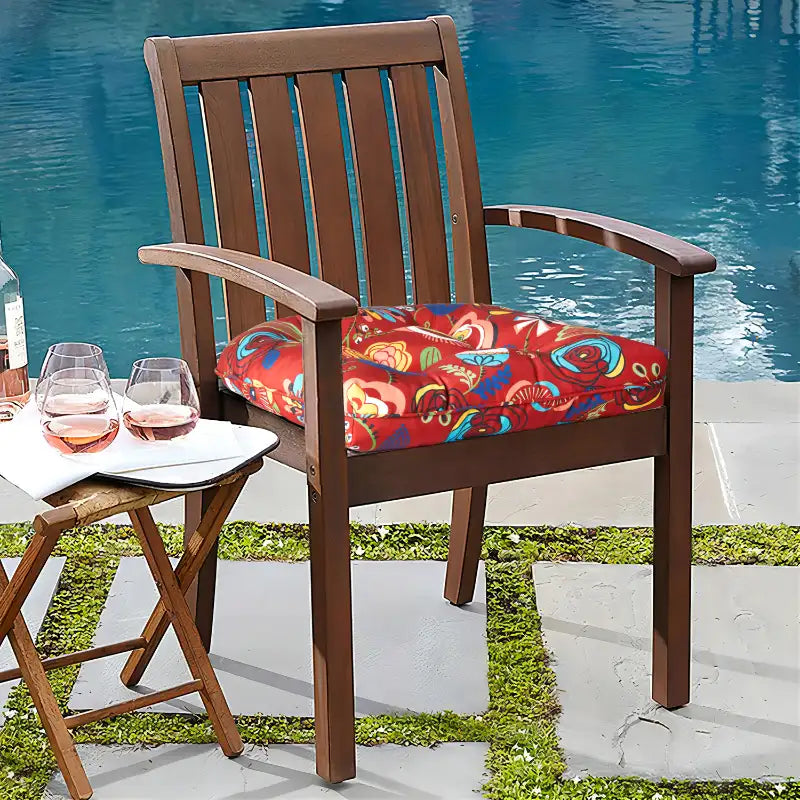 Printed Waterproof Memory Foam Patio Cushions For Outdoor Furniture downluxe