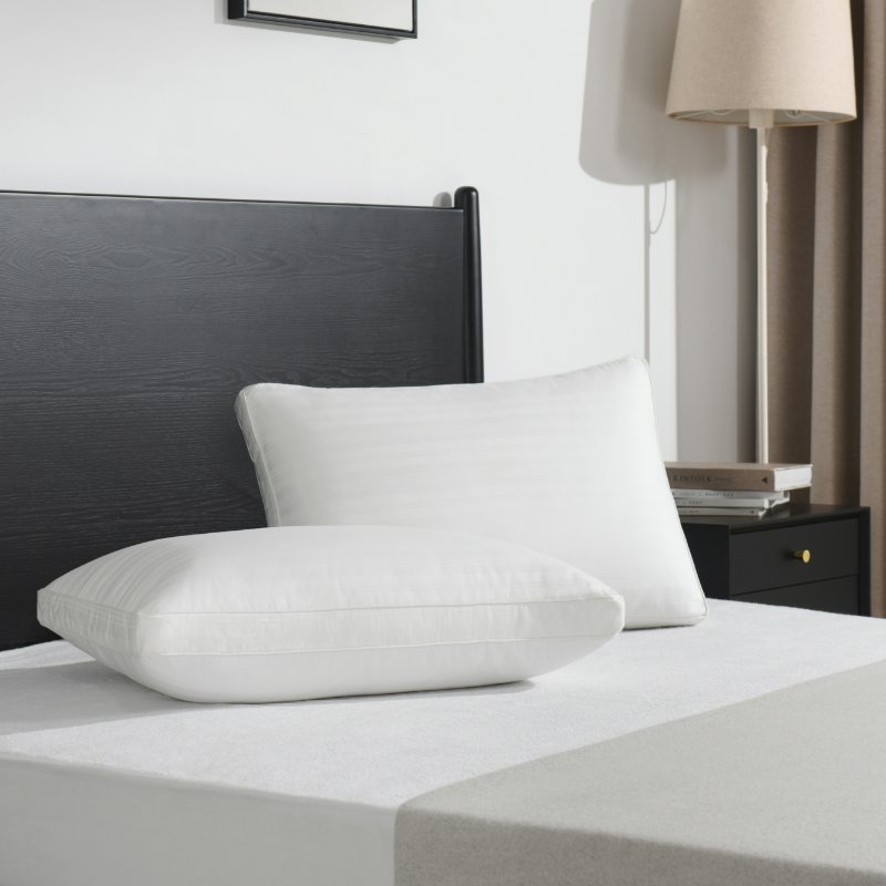 Gusseted Goose Down Pillow With Premium Cooling Bamboo Shell