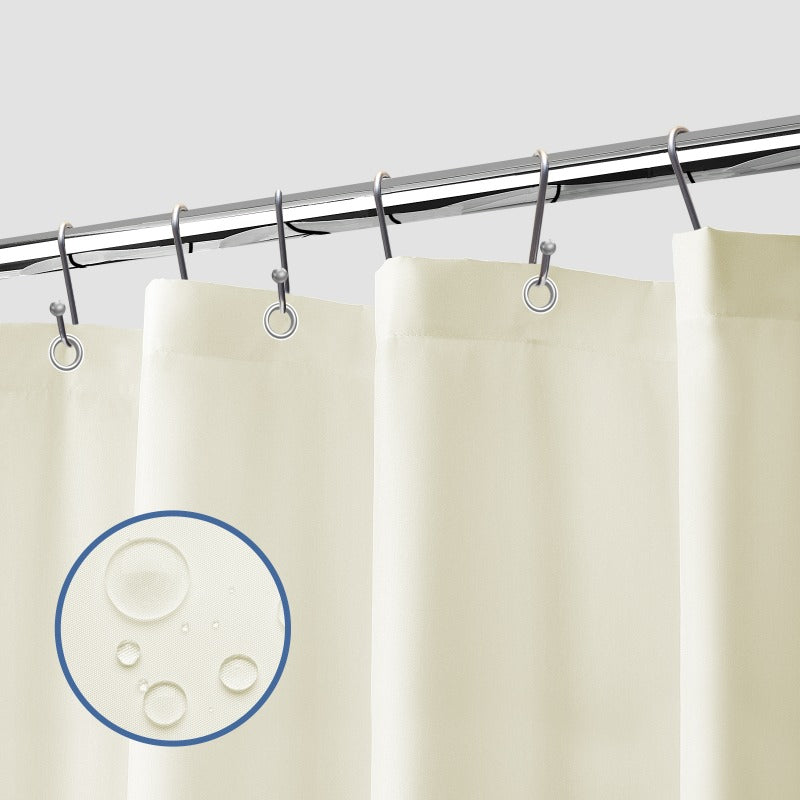 Downluxe Waterproof Fabric Washable Shower Curtain Liner