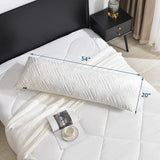 Downluxe Memory Foam Sleep Body Pillow for Adults