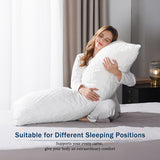 Downluxe Memory Foam Sleep Body Pillow for Adults